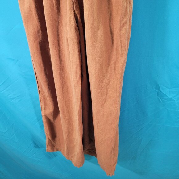 Old Navy Womens S-Tall Rust Jumpsuit With Adjustable Straps Relaxed Fit - Picture 9 of 10
